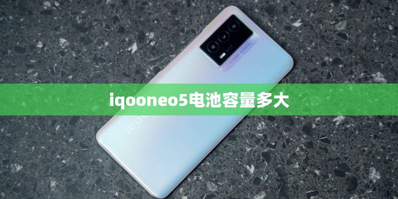 iqooneo5电池容量多大
