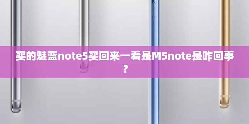 买的魅蓝note5买回来一看是M5note是咋回事？